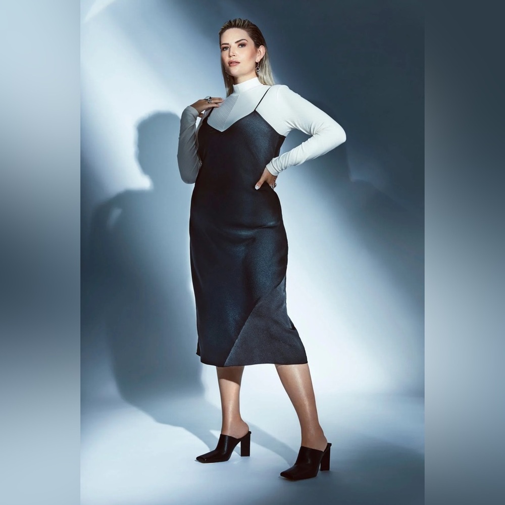Knix Monochrome Midi Dress